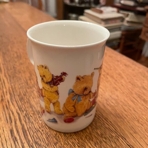 Vintage Roy Kirkham Designed Playful Teddy Bears Bone China Coffee Cup Mug - Picture 3 of 7